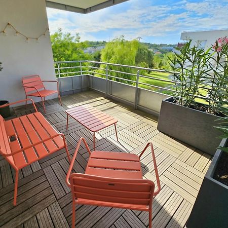 T3 Universites & Hospitals - Havre De Paix Pres Toulouse - Parking - Terrasse Esterno foto
